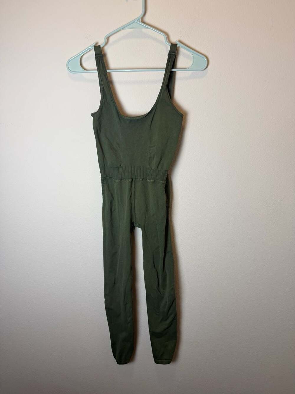 Free People Movement Good Karma Onepiece Size XS/S Olive Green Jumpsuit